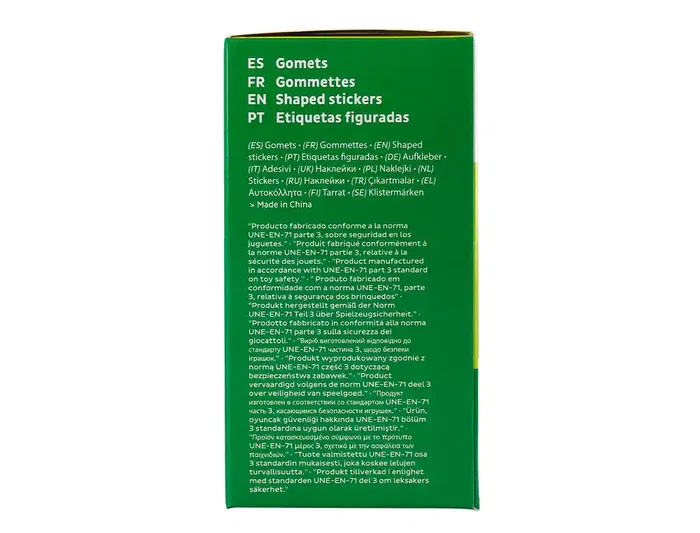 Liderpapel Gomets Autoadhesivos Circulares 15 mm Verde Rollo 2500 Unidades Caja Cartón