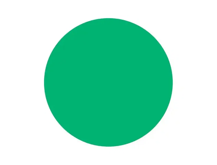 Liderpapel Gomets Autoadhesivos Circulares 15 mm Verde Rollo 2500 Unidades Caja Cartón