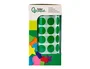 Liderpapel Gomets Autoadhesivos Circulares 15 mm Verde Rollo 2500 Unidades Caja Cartón