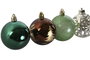 DKD Home Decor Set de 30 Bolas de Decoración Multicolor PVC