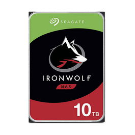 Seagate IronWolf ST10000VN000 Disco Duro de 10TB 7200RPM 256MB NAS 3.5" Serial ATA III