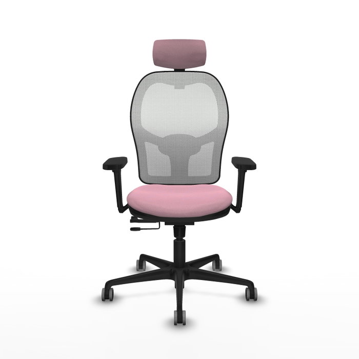 PIQUERAS Y CRESPO Silla de oficina Jorquera Rosa con mecanismo Sincro/Traslack PIQUERAS Y CRESPO Silla de oficina Jorquera Rosa con mecanismo Sincro/Traslack