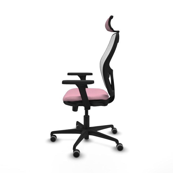 PIQUERAS Y CRESPO Silla de oficina Jorquera Rosa con mecanismo Sincro/Traslack PIQUERAS Y CRESPO Silla de oficina Jorquera Rosa con mecanismo Sincro/Traslack