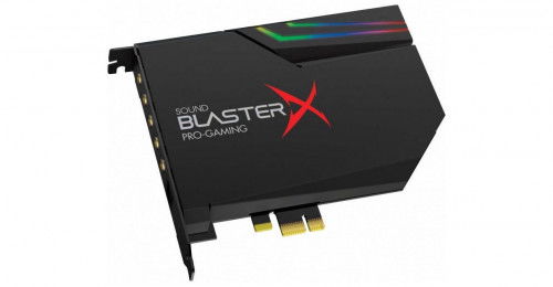 Creative Labs Sound BlasterX AE-5 Plus Tarjeta de Sonido Interna 5.1 Canales PCI-E DAC con Iluminación RGB, Dolby Digital Live y DTS