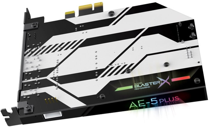 Creative Labs Sound BlasterX AE-5 Plus Interno 5.1 canales PCI-E Negro