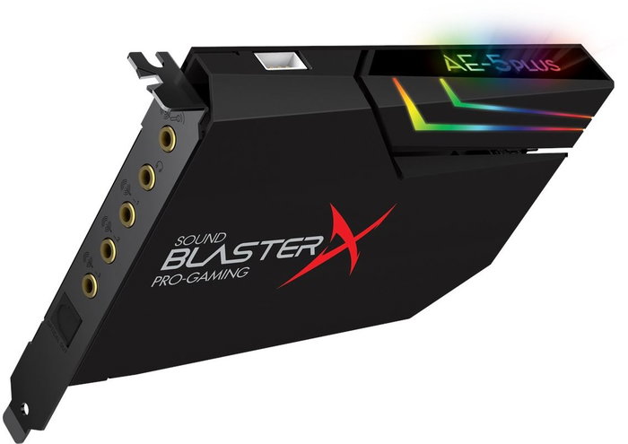 Creative Labs Sound BlasterX AE-5 Plus Interno 5.1 canales PCI-E Negro