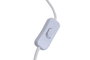 DKD Home Decor Lampara Sobremesa Indio Blanco Cobre 10 x 19 x 21 cm (4 Unidades)