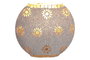 DKD Home Decor Lampara Sobremesa Indio Blanco Cobre 10 x 19 x 21 cm (4 Unidades)