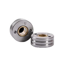 DUVER Rodillo Arrastre "U" 30-10-12 1/1,2Mmmm Aluminio 4 Rodillos