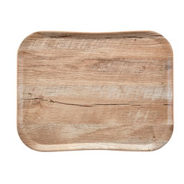 CAMBRO Bandeja Century Imitación Madera Roble Claro 35,5 x 45,7 cm