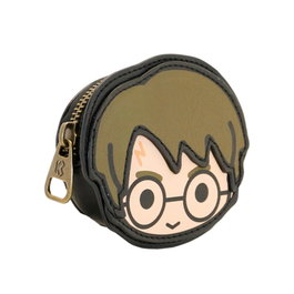 Harry Potter Monedero Face Chibi Marrón