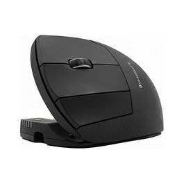 Contour Design Unimouse linkshänder Ratón inalámbrico Bluetooth Vertical Óptico 4000 DPI Negro