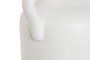 DKD Home Decor Jarrón de Gres Blanco Artesanal 35x30x47