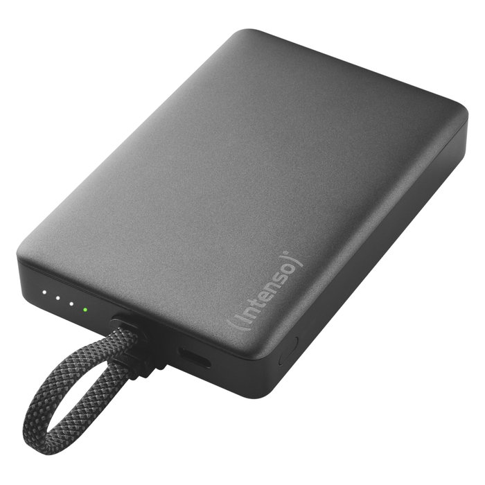 Intenso Powerbank MC10000 10000 mAh Negro con Anillo Metálico Intenso Powerbank MC10000 10000 mAh Negro con Anillo Metálico