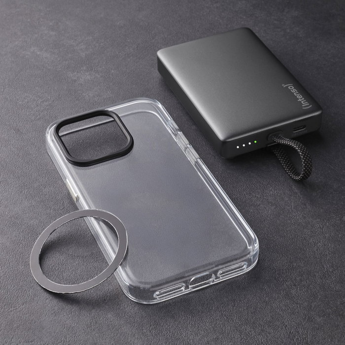 Intenso Powerbank MC10000 10000 mAh Negro con Anillo Metálico Intenso Powerbank MC10000 10000 mAh Negro con Anillo Metálico