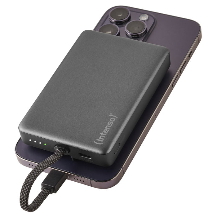 Intenso Powerbank MC10000 10000 mAh Negro con Anillo Metálico Intenso Powerbank MC10000 10000 mAh Negro con Anillo Metálico