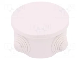 ELEKTRO-PLAST NASIELSK FAST-BOX Caja de conexiones blanca Ø 75mm