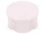 ELEKTRO-PLAST NASIELSK FAST-BOX Caja de conexiones blanca Ø 75mm