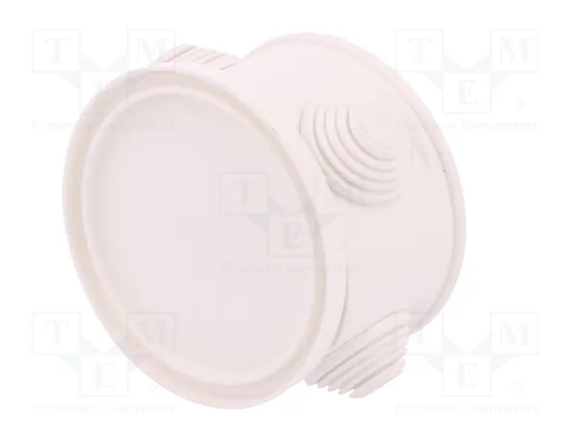 ELEKTRO-PLAST NASIELSK FAST-BOX Caja de conexiones blanca Ø 75mm
