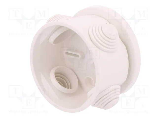 ELEKTRO-PLAST NASIELSK FAST-BOX Caja de conexiones blanca Ø 75mm
