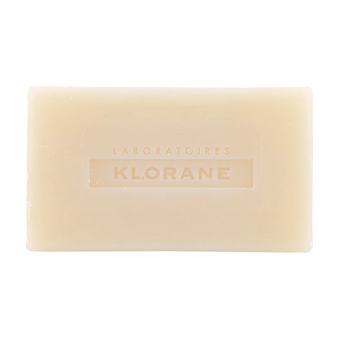 Klorane Champú Sólido Leche de Avena Bio 80 g - 2 en 1, Vegano, Para Cabello Desenredado y Suave, Sin Sulfatos
