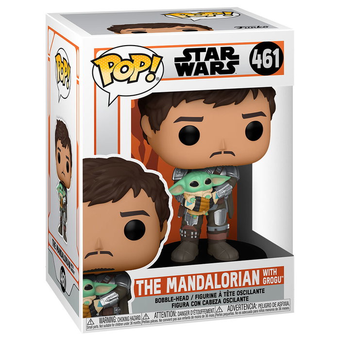 FUNKO Figura POP Star Wars Mandalorian Mando Holding Child