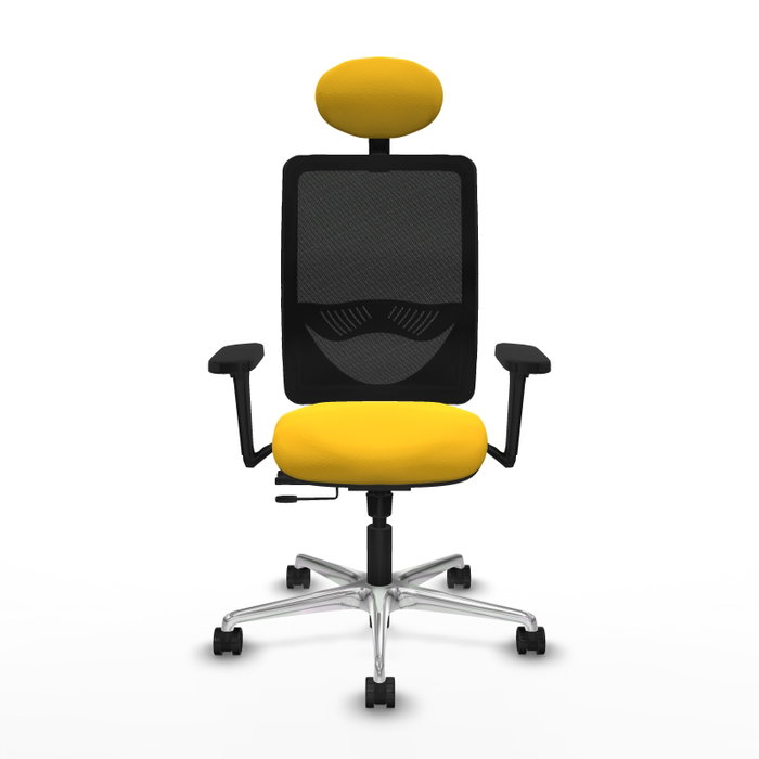 PIQUERAS Y CRESPO Silla de oficina Zulema Amarillo y Negro PIQUERAS Y CRESPO Silla de oficina Zulema Amarillo y Negro