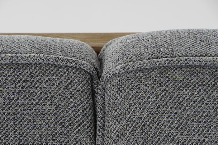 DKD Home Decor Sofá Alpino Gris Natural 224 x 95 x 82 cm