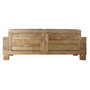 DKD Home Decor Sofá de Madera Reciclada y Poliéster Gris
