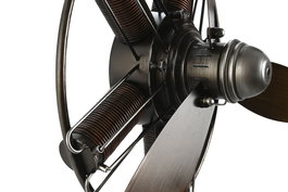 DKD Home Decor Decoracion Pared Loft Marron Cobre 16 x 52 x 55 cm (2 Unidades)