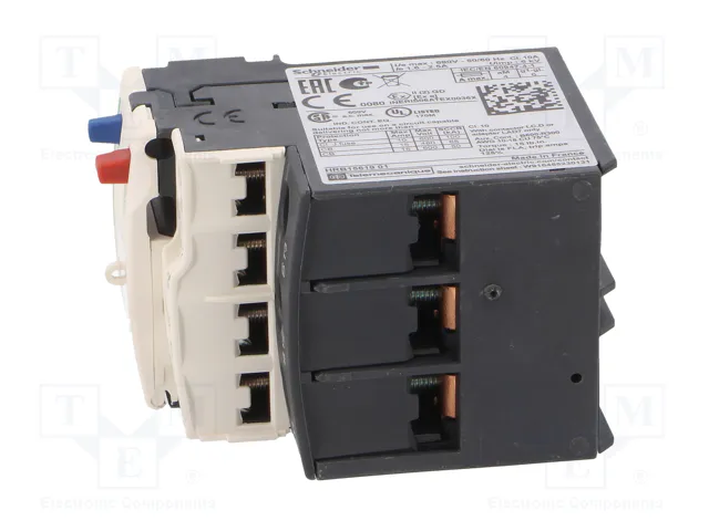 SCHNEIDER ELECTRIC Relé térmico TeSys D 1,6÷2,5A con agarres de tornillo