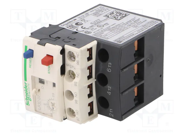SCHNEIDER ELECTRIC Relé térmico TeSys D 1,6÷2,5A con agarres de tornillo