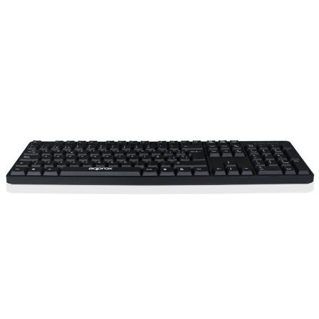 TECLADO APPROX VALUE V5 - DISEÑO LIGERO Y COMPACTO - TECLAS CON TRATAMIENTO LASER ANTIDESGASTE - 105 TECLAS - CABLE USB DE 1.25M