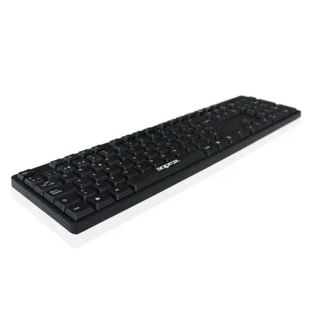 TECLADO APPROX VALUE V5 - DISEÑO LIGERO Y COMPACTO - TECLAS CON TRATAMIENTO LASER ANTIDESGASTE - 105 TECLAS - CABLE USB DE 1.25M