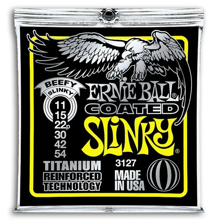 Ernieball Juego Cuerdas Guitarra Eléctrica S. Coated Titanium Beefy 11-54 Ernieball Juego Cuerdas Guitarra Eléctrica S. Coated Titanium Beefy 11-54