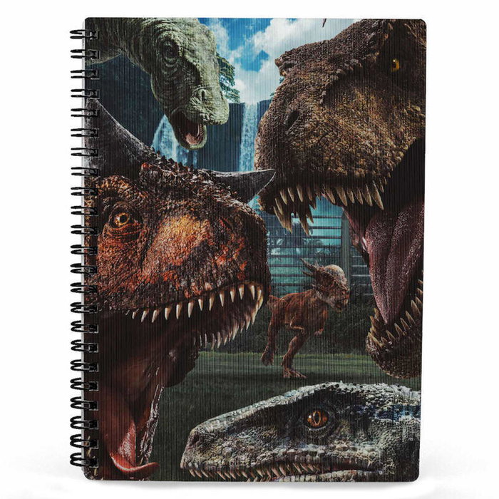 3D Cuaderno con Efecto Selfie Jurassic World 8435450254277