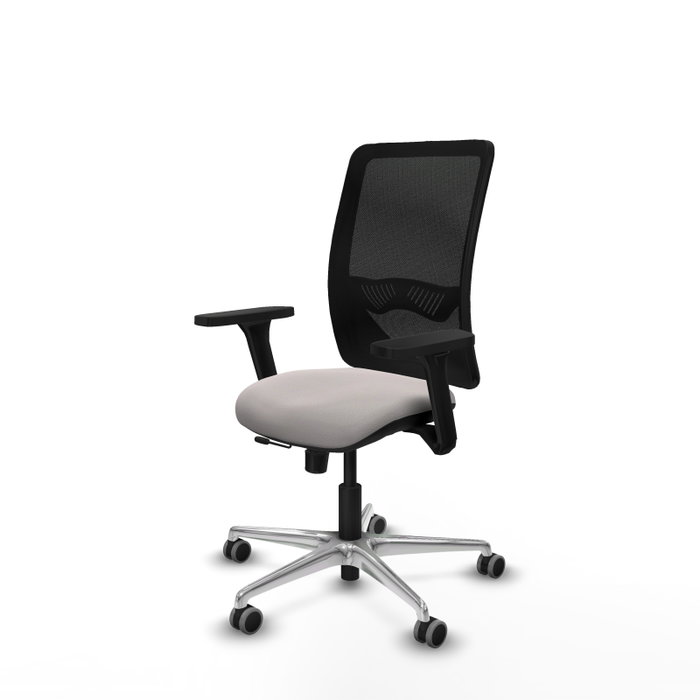 PIQUERAS Y CRESPO Silla de oficina Zulema con mecanismo Sincro/Traslack, Blanco y Negro PIQUERAS Y CRESPO Silla de oficina Zulema con mecanismo Sincro/Traslack, Blanco y Negro
