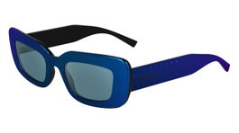 Karl Lagerfeld KL6164S-400 Gafas de sol con detalles azules y cristal gris