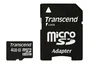 Transcend TS4GUSDHC10 MicroSDHC de 4 GB Clase 10 con adaptador SD