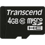 Transcend TS4GUSDHC10 MicroSDHC de 4 GB con adaptador SD