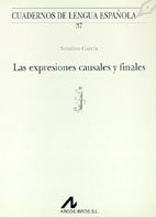ARCO-LIBROS 37. Las expresiones Causales y finales. - Serafina García