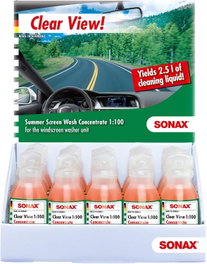 Sonax SX03711000 Visión Clara 1:100 Concentrado Aditivo Limpiaparabrisas Verano Insectos y Suciedad