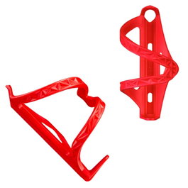Supacaz Portabidón LockTight Rojo para MTB, Carretera y Gravel - Policarbonato 30g