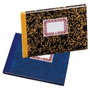 Dohe Cuaderno Cartone Rayado Horizontal 100 Hojas Cuarto Apaisado Azul