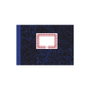 Dohe Cuaderno Cartone Rayado Horizontal 100 Hojas Cuarto Apaisado Azul