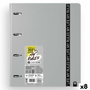 Carpeta de anillas Carchivo CARPEBLOCK 360 MY RULES Gris A4 (8 Unidades)