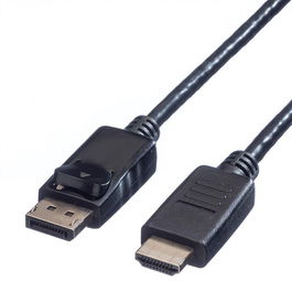 Value Displayport Cable, Dp - Hdtv, M/M 3 M