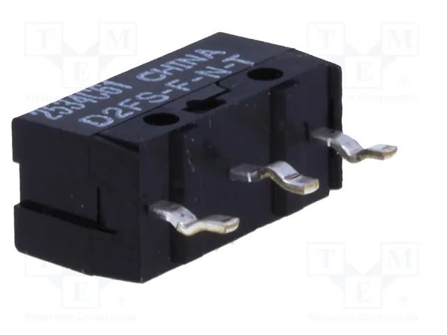 Aratas (Formerly Omron Components) Microconmutador SNAP ACTION D2FS-F-N-T SPST-NO sin palanca Aratas (Formerly Omron Components) Microconmutador SNAP ACTION D2FS-F-N-T SPST-NO sin palanca