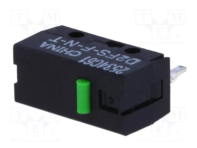 Aratas (Formerly Omron Components) Microconmutador SNAP ACTION D2FS-F-N-T SPST-NO sin palanca Aratas (Formerly Omron Components) Microconmutador SNAP ACTION D2FS-F-N-T SPST-NO sin palanca