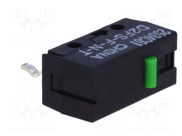Aratas (Formerly Omron Components) Microconmutador SNAP ACTION D2FS-F-N-T SPST-NO sin palanca Aratas (Formerly Omron Components) Microconmutador SNAP ACTION D2FS-F-N-T SPST-NO sin palanca